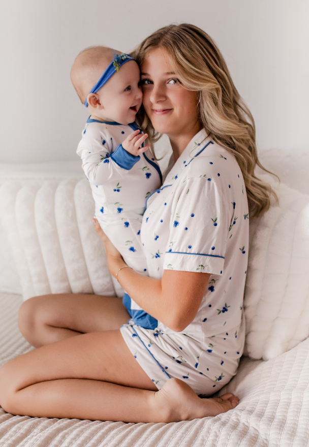 Blueberry Dreams - Zippy Romper