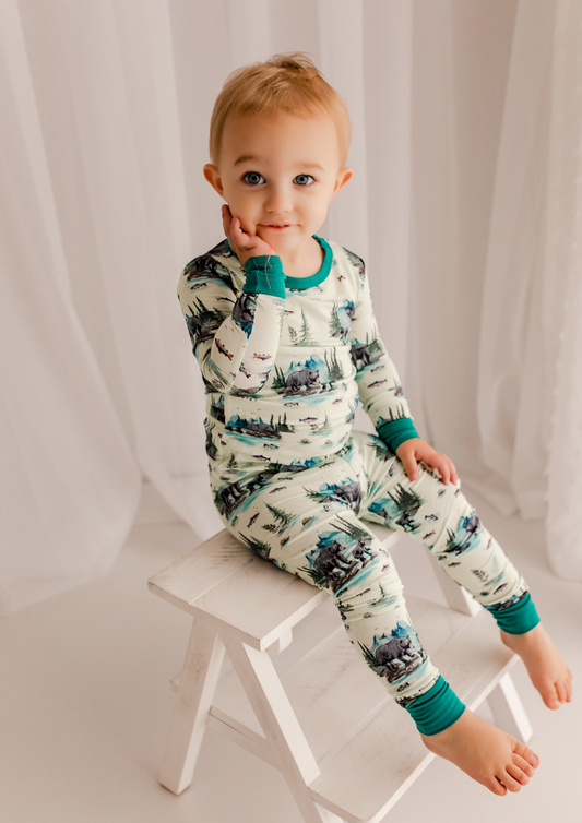 Brother Bear - Maine Black Bear Two Piece Pajama Set