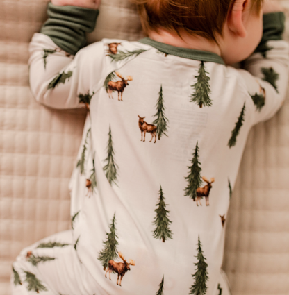 James - Maine Woods Zippy Romper