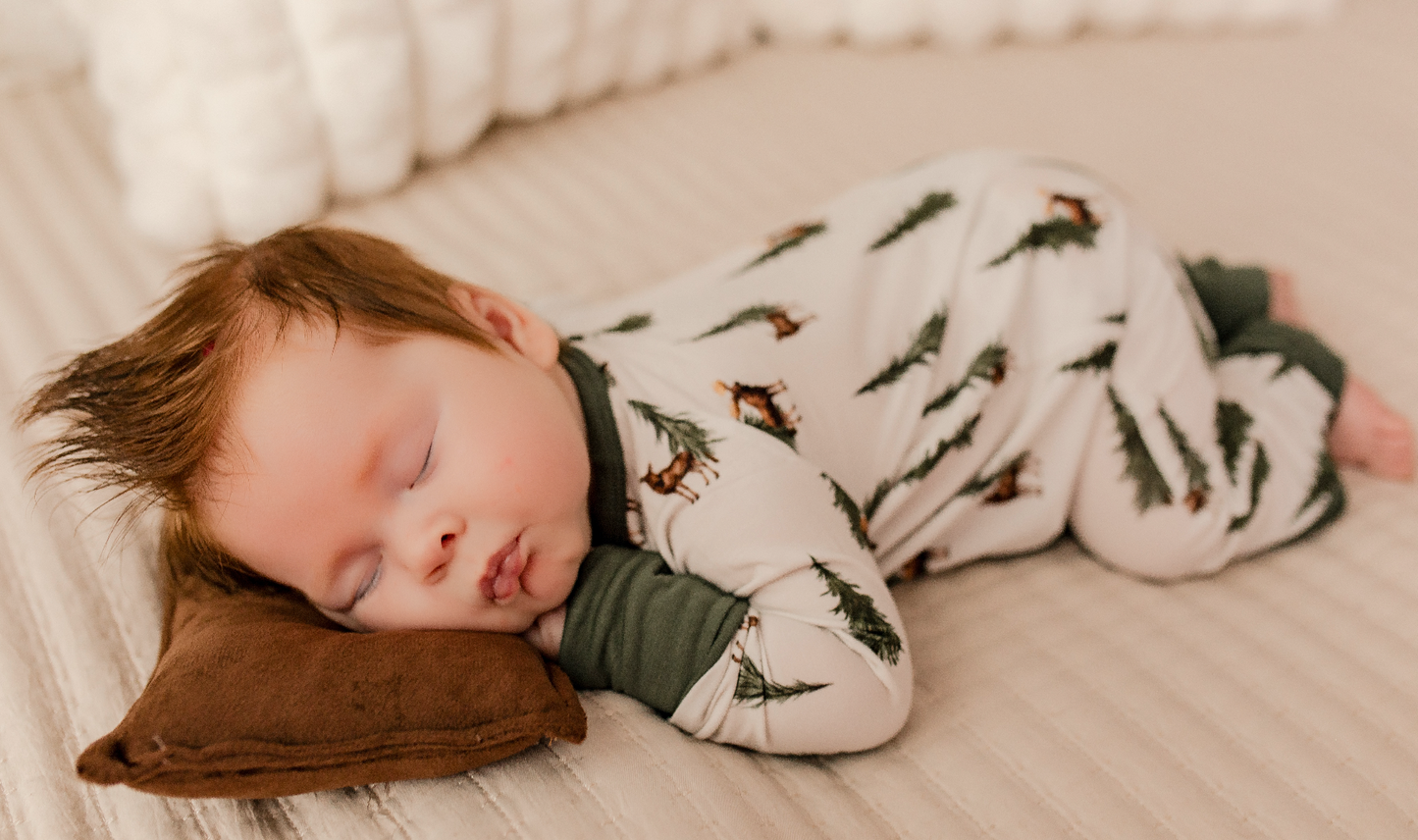 James - Maine Woods Zippy Romper