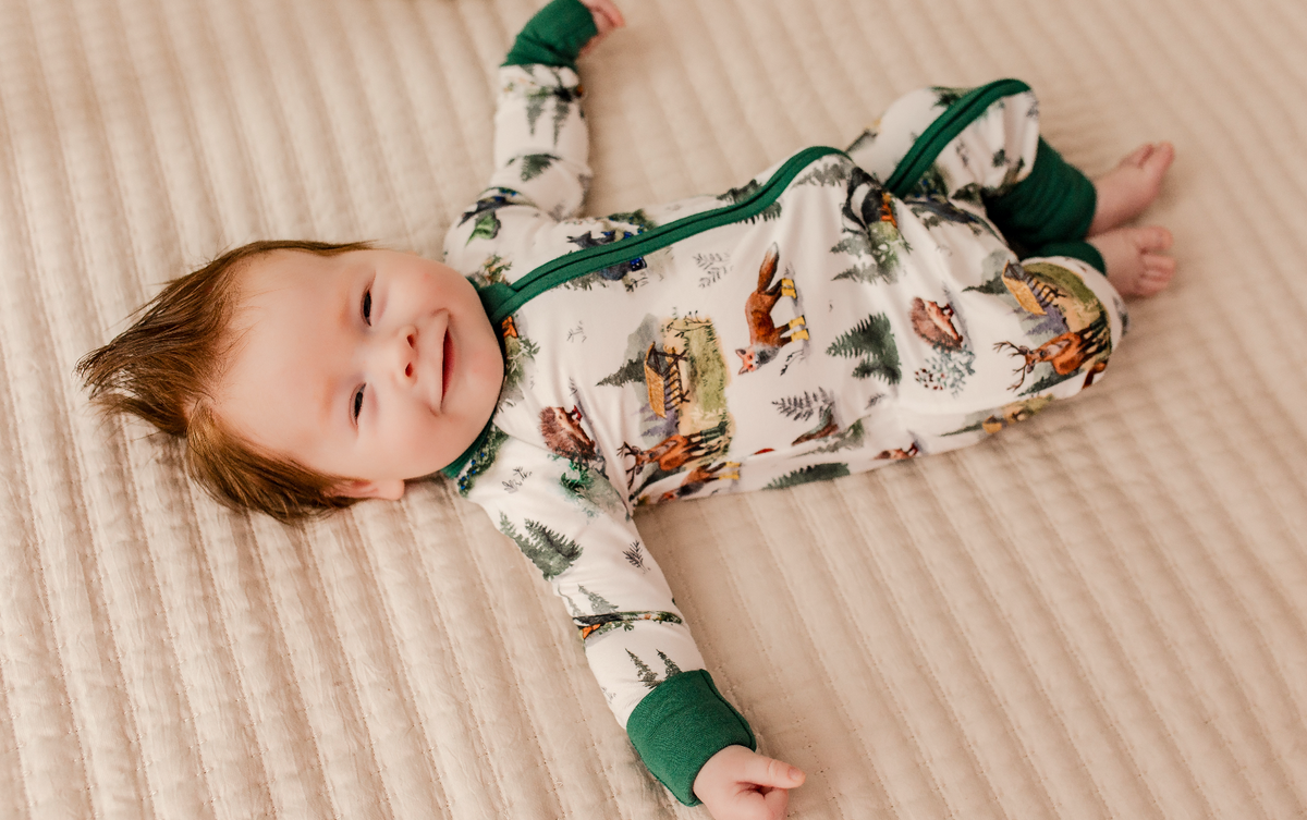 Korbin - Maine Animals In Boots Zippy Romper