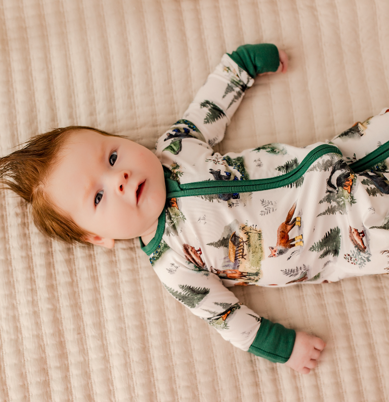 Korbin - Maine Animals In Boots Zippy Romper