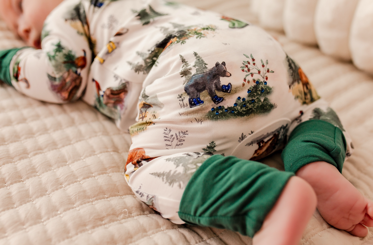 Korbin - Maine Animals In Boots Zippy Romper