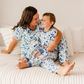 Jaycob - Maine Wild Blueberry Wide Leg Bottoms