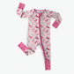 Maine-inspired pink lobster zippy romper for toddlers, size 12–18 months, one-piece pajama with lobster design