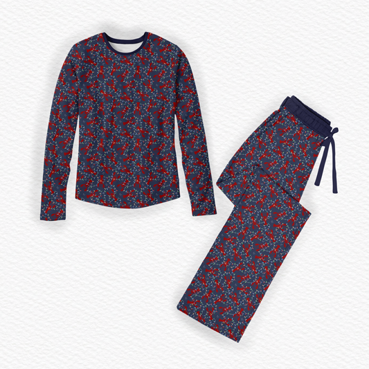 PREORDER: The Christmas Haul- YOUTH SIZE SETS- Long Sleeve + Wide Leg
