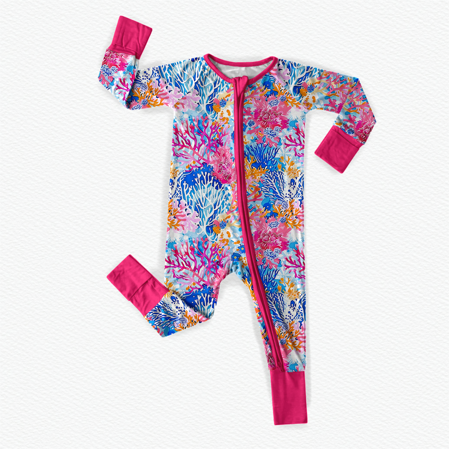 Brooklyn - Bamboo Zippy Romper Pajamas