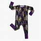 Camille - Dark Lupines Zippy Romper